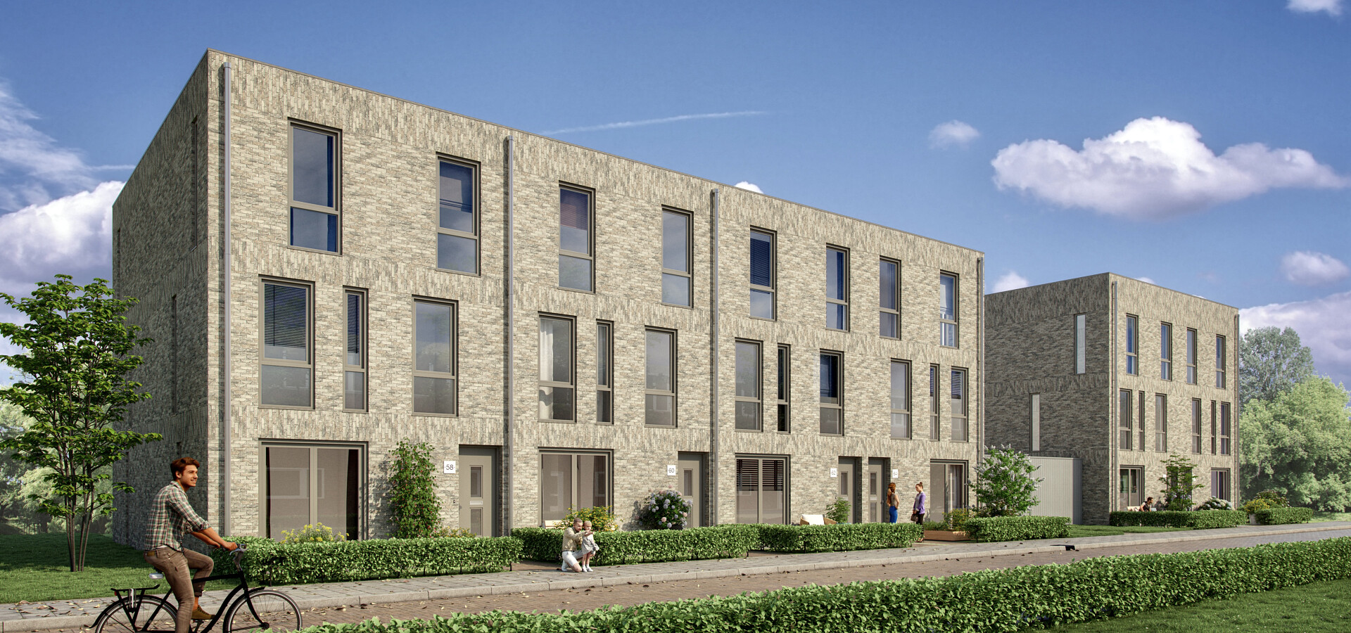 Realisatie eerste rug-aan-rug woningen van CLT