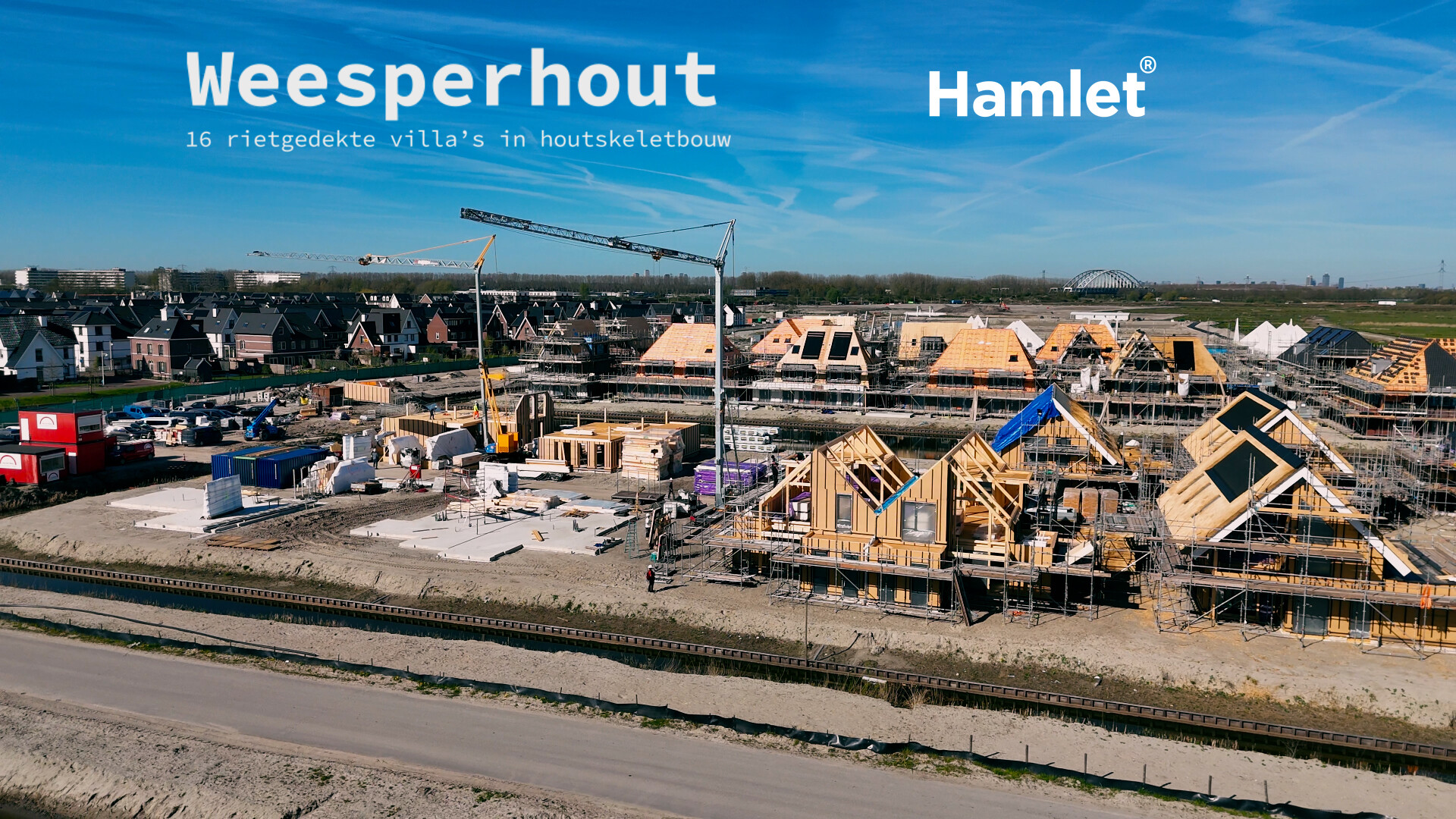 16 villa&rsquo;s in houtskeletbouw